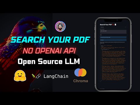 Search Your PDF App using Langchain, ChromaDB, and Open Source LLM: No OpenAI API (Runs on CPU)