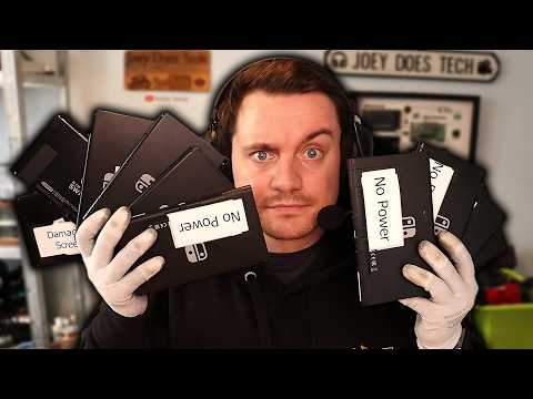 I PAID £225 FOR 10 FAULTY NINTENDO SWITCHES - CAN WE MAKE A PROFIT BY FIXING THEM?