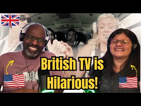 Americans React to Hilarious British TV Moments!