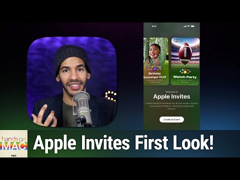 The Apple Invites App - Creating clean event invitations