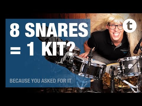 Can you make a drumkit out of snare drums? | Because You Asked For It | Thomann