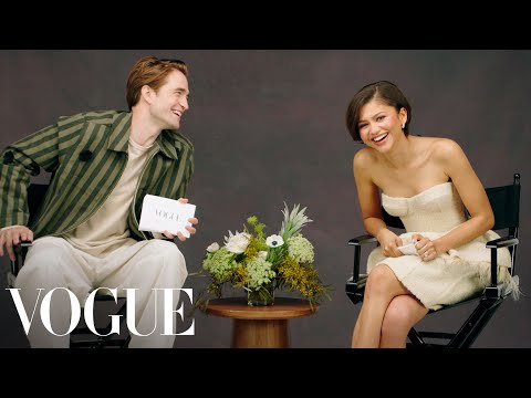 Zendaya & Robert Pattinson Ask Rapid-Fire Questions | Off The Cuff | Vogue