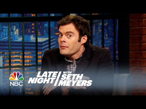 Bill Hader Got "Stoned" in Amsterdam with the Cast of Trainwreck - Late Night with Seth Meyers