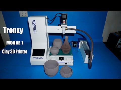 Review Tronxy MOORE1 Clay 3D Printer