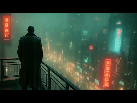 (RAIN) Blade Runner Vibes Soundscape - Futuristic Synth Atmosphere