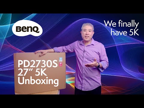 Unboxing BenQ PD2730S - Finally a 5K Display for Creator!