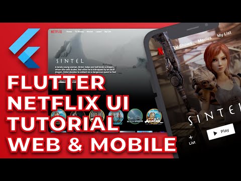 Flutter Netflix Clone Responsive UI Tutorial | Web and Mobile