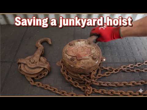 Vintage Manual Chain Hoist Restoration