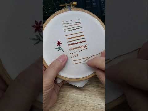 Азбука швов, основные декоративные и контурные швы