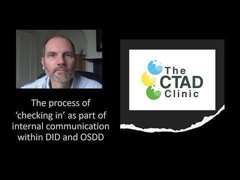 The process of ‘checking in’ as part of internal communication within DID and OSDD
