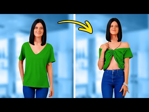 Revamp your wardrobe: creative no-sew hacks for stylish upcycling in 5 Minutes!