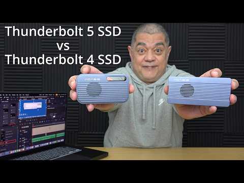 BEST Mac External SSD Thunderbolt 5 VS Thunderbolt 4 SSD Speed Test
