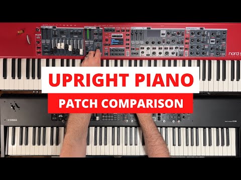Nord Stage 4 vs. Yamaha YC88 - Upright Piano Sound Comparison