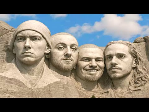 White Rapper Mount Rushmore