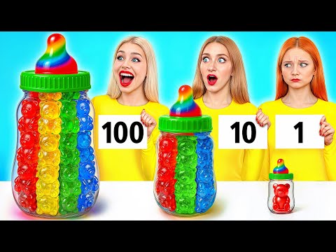 100 Слоев Еды Челлендж | Потрясающие Кухонные Хитрости от Bubba DO Challenge