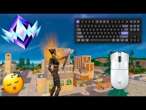 Unboxing Keychron Q3 HE 8K Keyboard + Fortnite Handcam With Satisfying Keyboard Sounds 😴