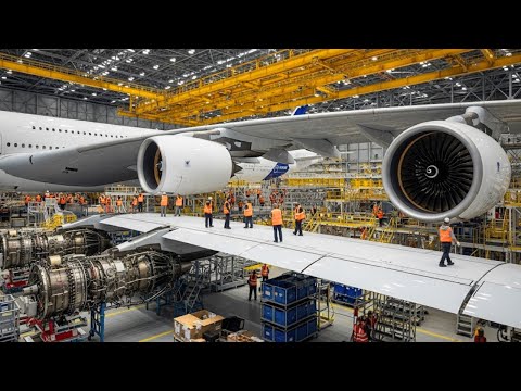 How The WINGS Of A World’s FASTEST Passenger Jet is Made