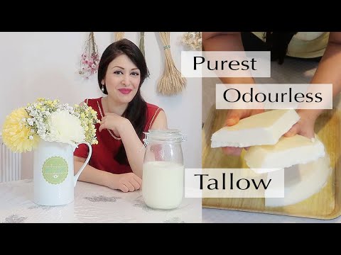 Ancestral Wet Method to Get Purest White & odourless Tallow in Just a Simple Pot Purifying Rendering