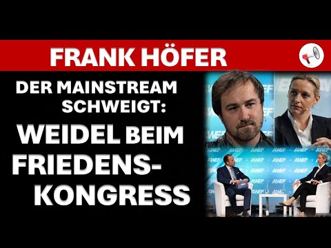 Der Mainstream schweigt laut: Alice Weidel beim Friedenstreffen in Prag und niemand berichtet