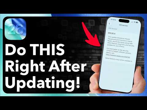 iOS 26.4 - Do This IMMEDIATELY After You Update