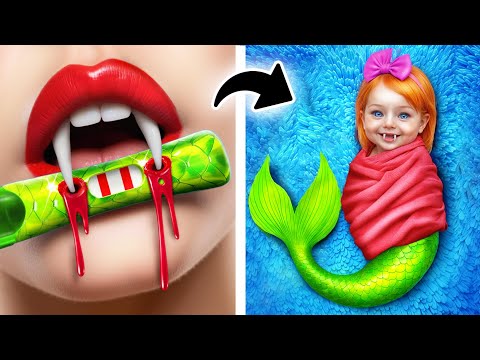 Бедная Русалка в Богатой Вампирской Семье! Как Стать Вампиром!