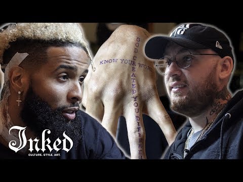 Odell Beckham Jr. Gets Tattooed By Bang Bang | INKED