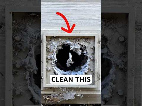 Clean Your DRYER VENT NOW #cleaning #safety #wow #fyp