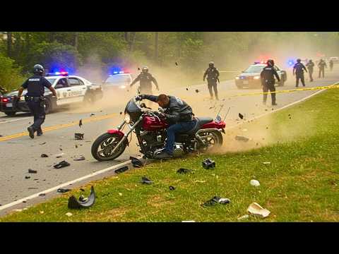 MOST BRUTALEN Motorrad Polizeijagden 2025! – Du wirst denken, es ist gefälscht! #46