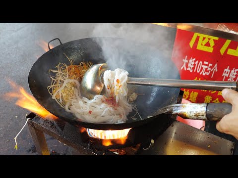 Fried Noodles, Fried Rice, Fried Rice Noodles Wok Food Collection~中国街头炒锅美食炒粉炒饭炒面合集！~