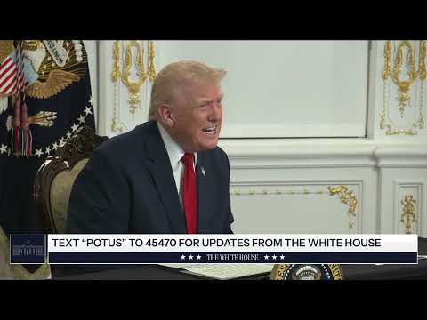 President Trump Participates in a Call with Service Members