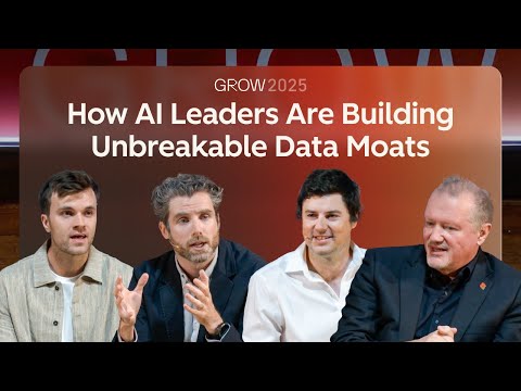 How AI Leaders Are Building Unbreakable Data Moats | GROW EUROPE 2025 | HubSpot Live