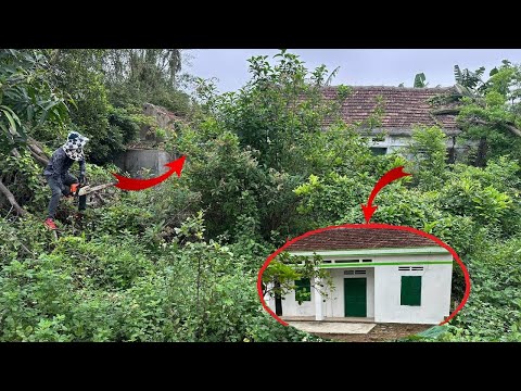 FUll Renovation Cleaning Abandoned House for 20 Years Restore Construction And Painting