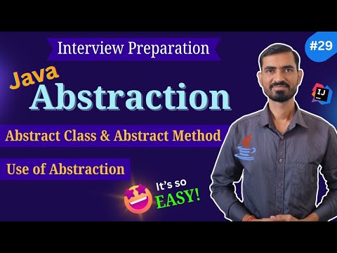 #29 Abstraction in Java is EASY😲 || Abstract Class & Abstract Method Explained in Hindi