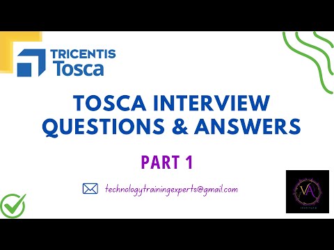 Tosca Interview Questions and Answers 2025 | Tricentis | Part 1