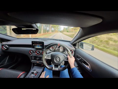 Mercedes A45 AMG (410hp) - POV Test Drive [PURE SOUND]
