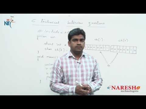 Unions | C Technical Interview Questions and Answers | Mr. Srinivas