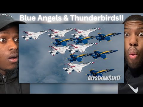 🇬🇧BRITS REACTS TO - Blue Angels and Thunderbirds Fly Together Over New York City!!