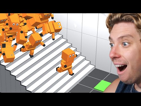Reacting To AI Learning How To Use Stairs (This creeps me out)