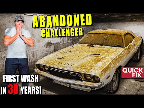 Cleaning a DISASTER "Barn Find" Dodge Challenger! | Quick Fix