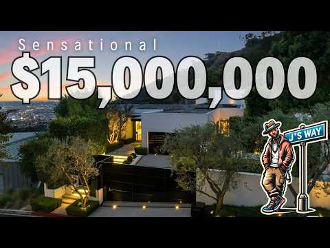 Inside a $15M Hollywood Hills Mansion with INSANE Views!