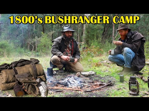 How to Camp like a Traditional Australian Bushman From 200 Years Ago.