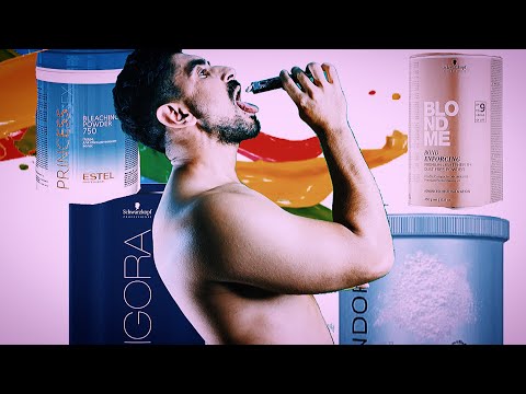 Осветляющий порошок, все о работе с ним, порошок для  закрытых техник, топ 6 порошков.