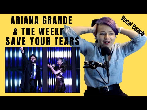Ariana Grande and The Weeknd Save Your Tears Live New Zealand Vocal Coach Reaction and Analysis