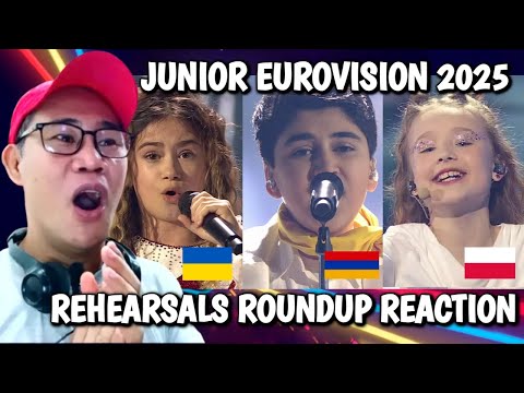 Junior Eurovision Song Contest 2025 Rehearsals Roundup REACTION