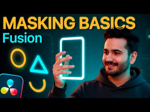 Master Every Mask Type in DaVinci Resolve Fusion — Rectangle, Ellipse, B-Spline & More