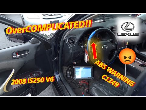 ABSolutely Overcomplicated!! ('08 Lexus IS250: ABS C1249-Stop Switch Circuit FAULT)