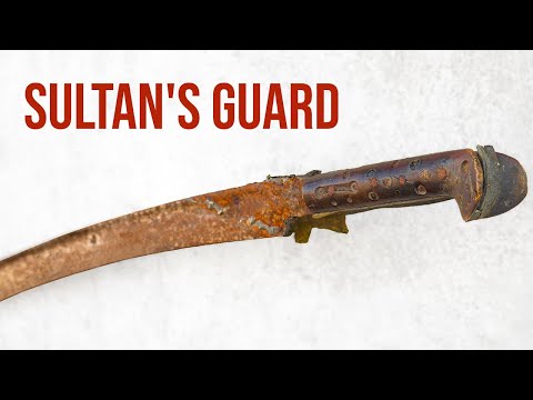Restoration of Old Rusty Yatagan - Ottoman Janissary Soul