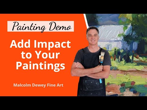 Best Tips to BETTER Landscape Paintings 🎨(Full Demo)