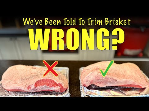 The BEST Brisket Trim Is No Trim At All? Trimmed VS Un-Trimmed Brisket