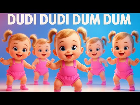 📌 Dudi Dudi Dam Dam 🎵💛 | Cute Babies Dance, Jump & Enjoy Fun Beats | Baby Bubbles